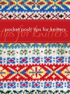 cover image of Pocket Posh Tips for Knitters